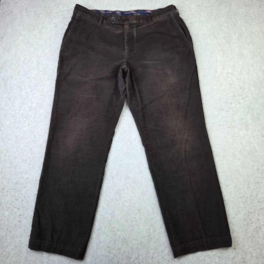 Brooks Brothers Men's 36x32 (Fits 36x30) Brown Milano Corduroy Pants